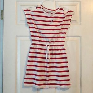Gap red striped dress NEW!